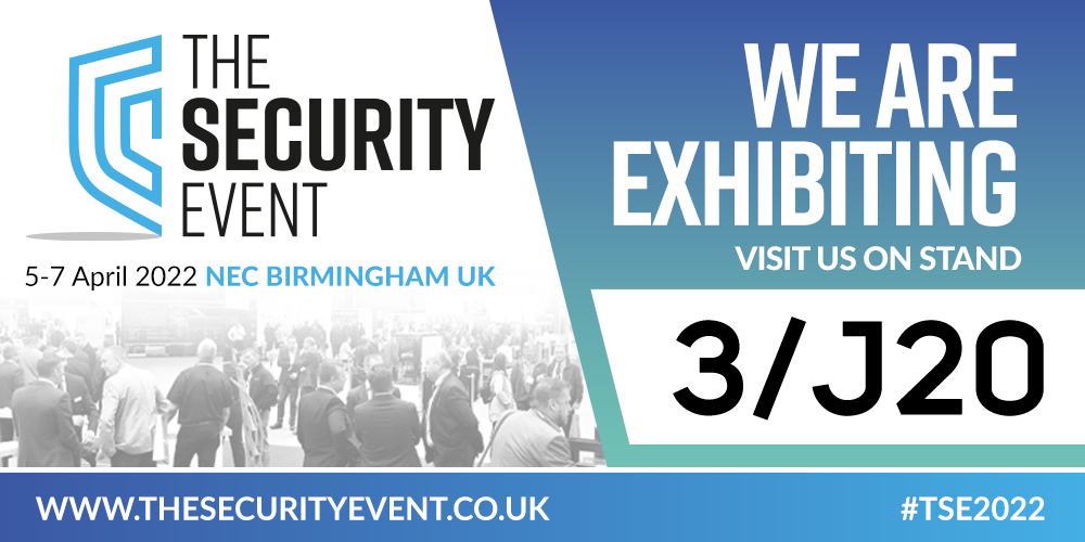 We will be exhibiting at The Security Event, on stand 3/J20