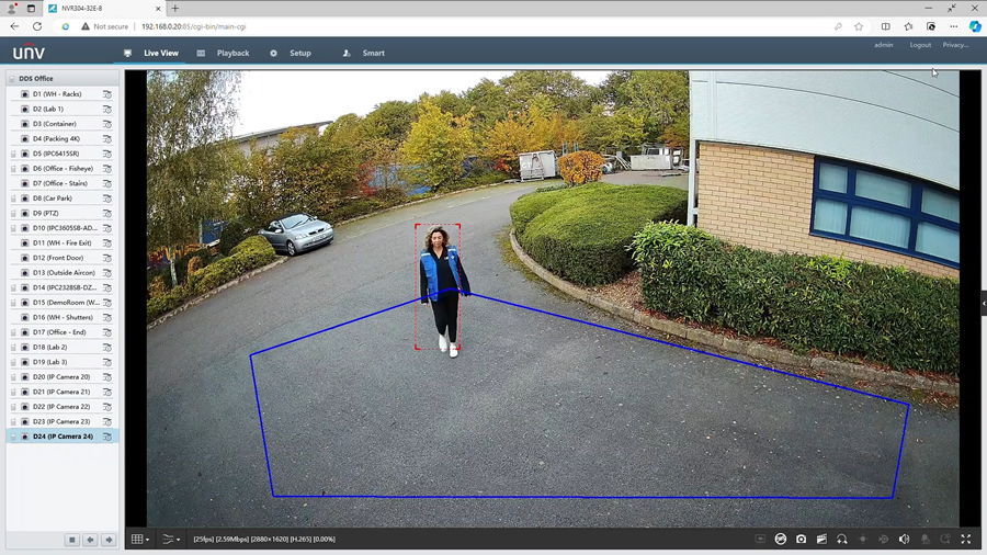 Enter Area feature