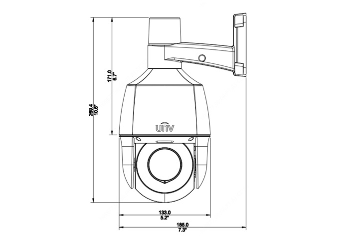 Dimensions of IPC672LR-AX4DUPKC