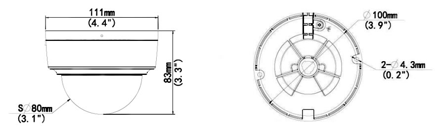 Dimensions of IPC325SS-ADF28K-I1