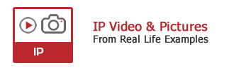 Video footage and pictures of IP CCTV systems