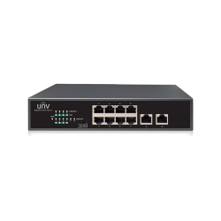 Uniview Gigabit POE Ethernet Switch (8 Ports, 2 Uplinks)