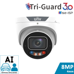 Tri-Guard 3.0 Turret Camera (8MP, AI, Mic, WDR)