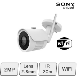 Mini Wifi IP Bullet Camera (2MP) | Sony sensor