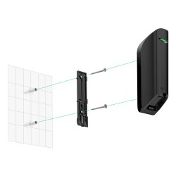 Installation of the Ajax MotionProtect Curtain Detector