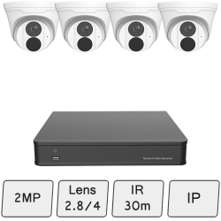 Discreet Dome Camera Kit | 2MP IP Camera Kit