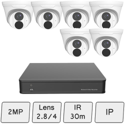 Discreet Dome Camera Kit | 2MP IP Camera Kit