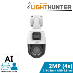 Dual-Lens PTZ Camera (4x Optical, LightHunter, Smart)