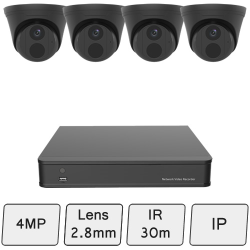 Discreet Dome Camera Kit | 4MP IP Camera Kit