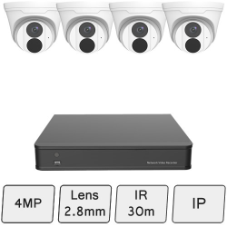 Discreet Dome Camera Kit | 4MP IP Camera Kit