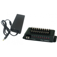 Power Adaptor 12V DC 5A +  Distribution Box (9 way)