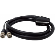 SCART Lead with BNC ends