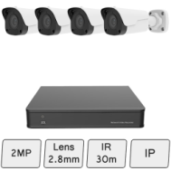 2MP IP Mini Bullet Camera Kit