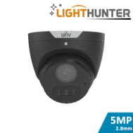 Black LightHunter Turret Dome Camera (5MP, Mic)