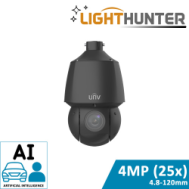 Black 4MP Auto-Tracking AI PTZ Camera | UNV