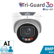 Tri-Guard 3.0 Turret Camera (8MP, AI, Mic, WDR)