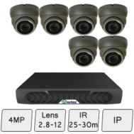 Eyeball Dome Camera Kit | IP Dome CCTV Kit