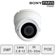 IP Dome Camera (KIP-779SVR, 2MP, 30m, SONY Starvis)