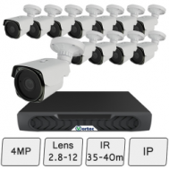 Long Range IP CCTV Security Camera Kit