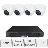 Eyeball Dome Camera Kit | IP CCTV System