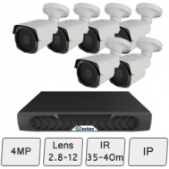 Long Range IP CCTV Security Camera Kit