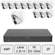 4MP Turret CCTV Kit (Smart)