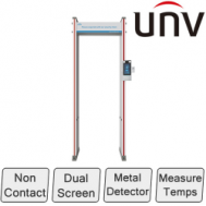 Walk Through Metal Detector with Temperature Monitor