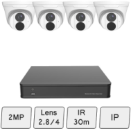 Discreet Dome Camera Kit | 2MP IP Camera Kit