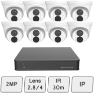 Discreet Dome Camera Kit | 2MP IP Camera Kit