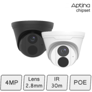 Turret Dome Camera (4MP, Mic)