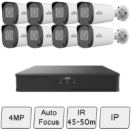 4MP Autofocus CCTV Kit (Vandal Resistant)