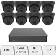 4MP CCTV Turret Camera Kit