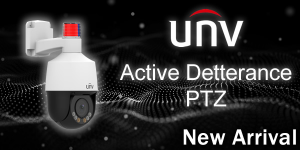 New Mini Uniview PTZ is here, with Active Deterrence and Auto-Tracking capabilities