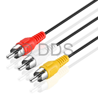 Audio and Video Lead - 3RCA to 3 RCA