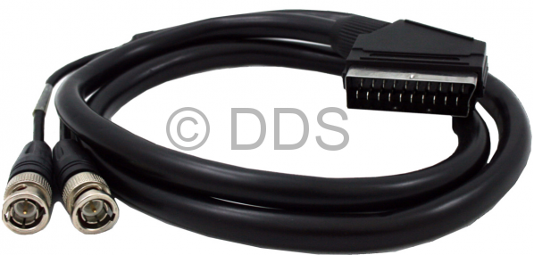 SCART Lead with BNC ends